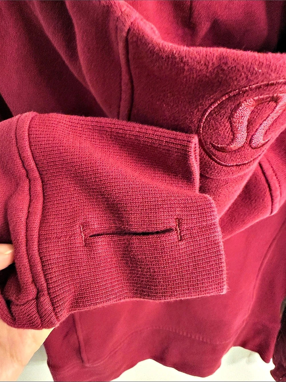 lululemon Scuba Full-Zip Hoodie Women's Pink - Picture 5 of 5
